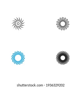 icono de ilustración vectorial vorágine Diseño de plantilla
