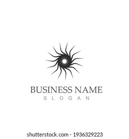 vortex vector illustration icon Logo Template design