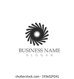 vortex vector illustration icon Logo Template design