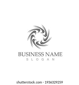 vortex vector illustration icon Logo Template design
