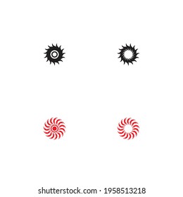 vortex vector illustration icon Logo Template design