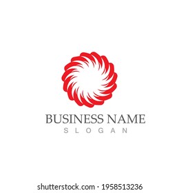 vortex vector illustration icon Logo Template design