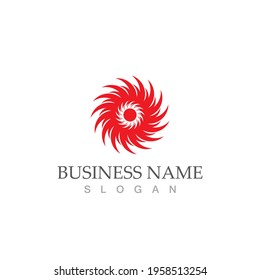 vortex vector illustration icon Logo Template design