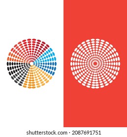 vortex vector illustration icon Logo Template design