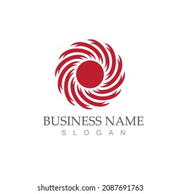 vortex vector illustration icon Logo Template design