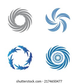 vortex vector illustration icon logo template design