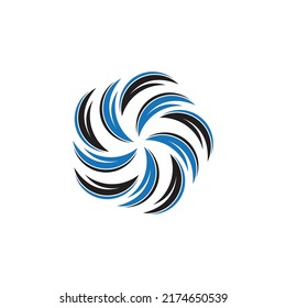 vortex vector illustration icon logo template design