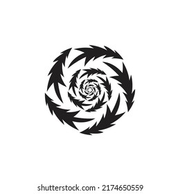 vortex vector illustration icon logo template design