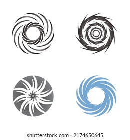 vortex vector illustration icon logo template design