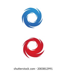 icono de ilustración vectorial vorágine Diseño de plantilla