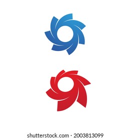 vortex vector illustration icon Template design