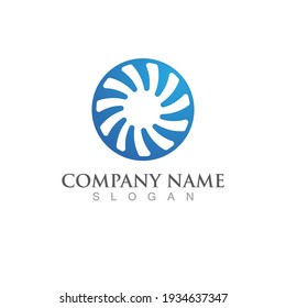 vortex water vector illustration icon Logo 