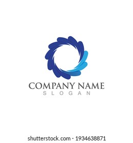 vortex water vector illustration icon Logo 