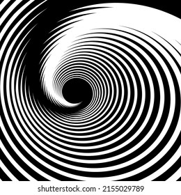 Vortex Whirl Motion Abstract Textured Black Stock Vector (Royalty Free ...