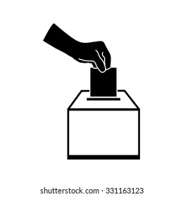 Vot Ballot Vector Icon