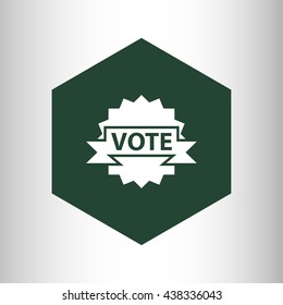 vote badge icon