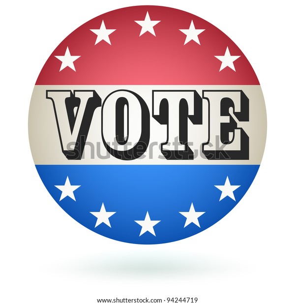 Vote Badge Sign Vector Stock Vector (Royalty Free) 94244719 | Shutterstock