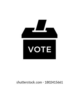 Vote ballot box icon vector illustration