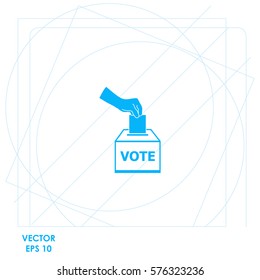 Vote ballot  icon Vector design.