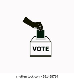 Vote ballot  icon Vector design.