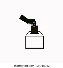 Vote ballot  icon Vector design.