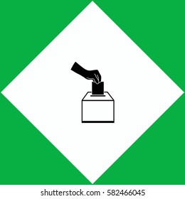 Vote ballot  icon Vector design.