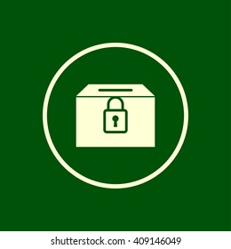 vote ballot icon. voting vector eps10 icon
