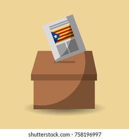 vote box ballot catalonia democracy referendum independence