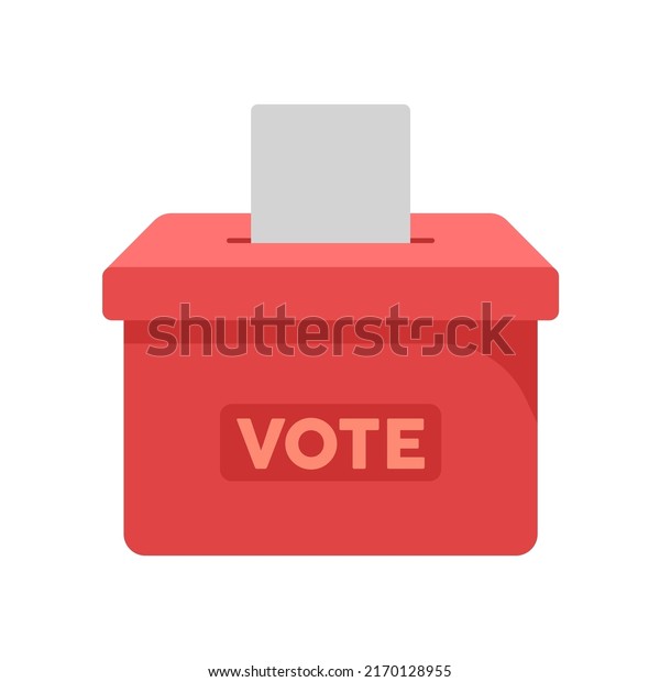 vote box\
Logo Icon vector illustration flat\
Clipart