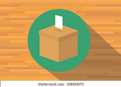 vote box voting election icon vector symbol