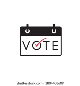 vote calendar icon symbol design vector