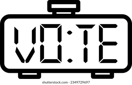 Vote Clock - Election Icon