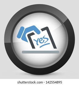 Vote concept icon