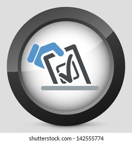 Vote concept icon