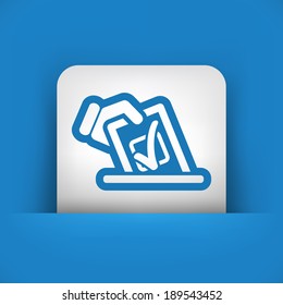 Vote concept icon
