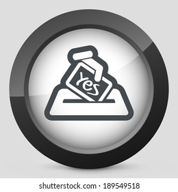 Vote concept icon