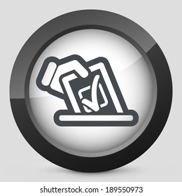 Vote concept icon