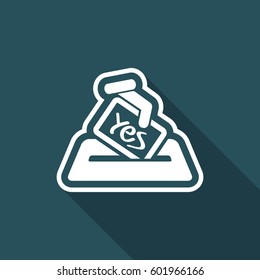 Vote concept icon