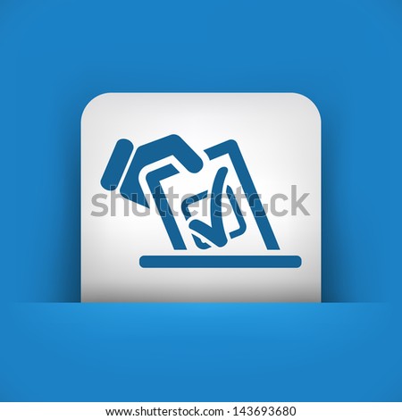 Vote concept icon
