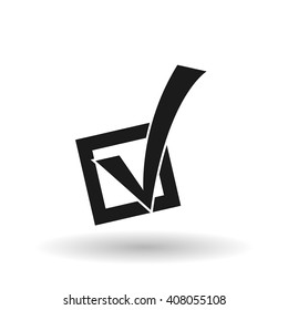 vote design over white background, vector illustration