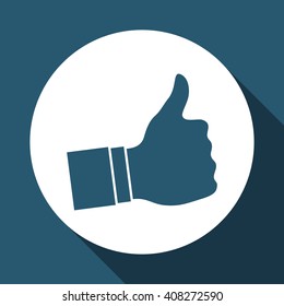 vote design over white background, vector illustration