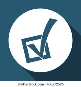 vote design over white background, vector illustration