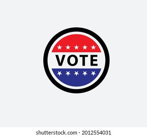 Vote election icon vector logo design template