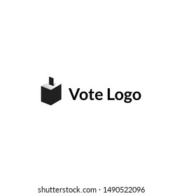 Vote Election Logo Design, Vector