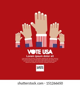Vote for election vector illustration concept.EPS10