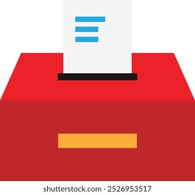 Votar Icono de votación electoral Ilustración plana de Vector