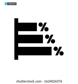 vote graph icon isolated sign symbol vector illustration - high quality black style vector icons
