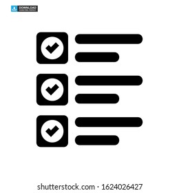 vote graph icon isolated sign symbol vector illustration - high quality black style vector icons
