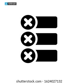 vote graph icon isolated sign symbol vector illustration - high quality black style vector icons
