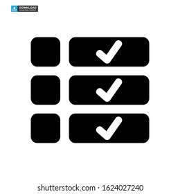 vote graph icon isolated sign symbol vector illustration - high quality black style vector icons
